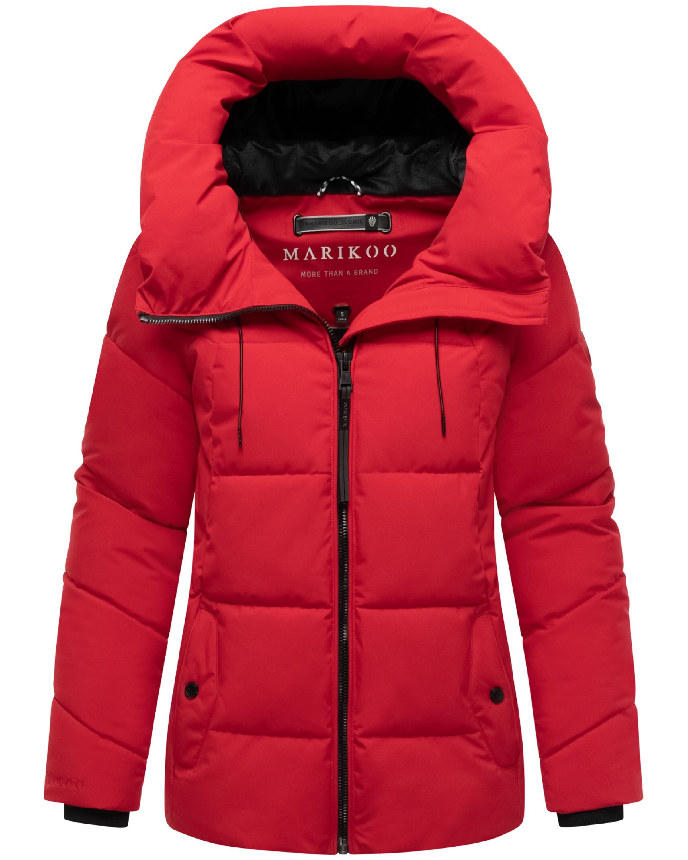 MARIKOO Vinterjacka 'Kuscheltatze XVI' i röd