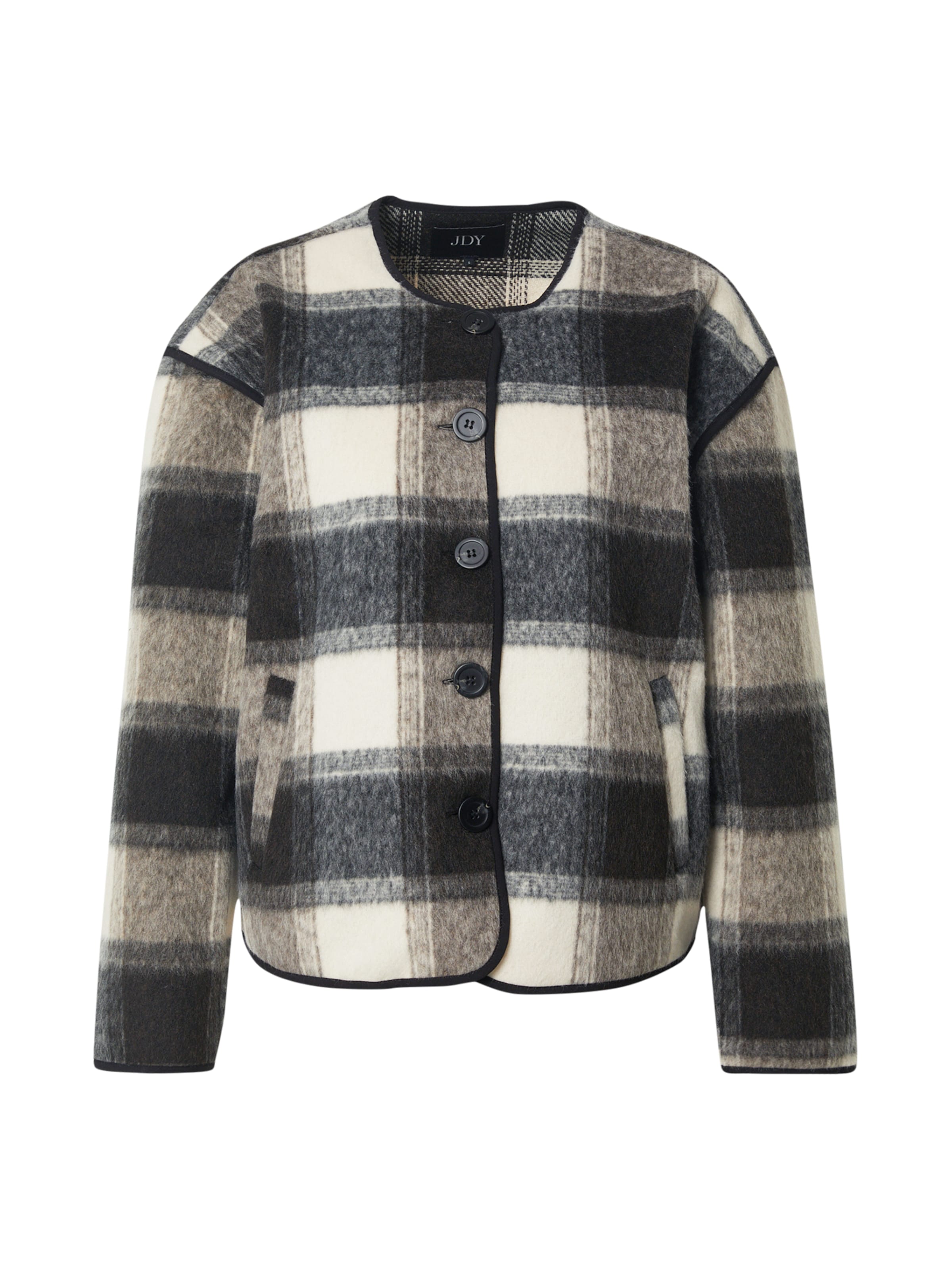 juoda JDY Demisezoninė striukė 'JDYSALOME': priekis