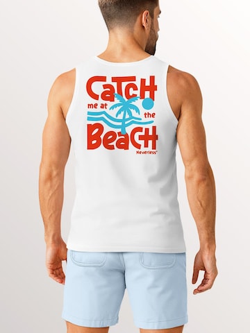 Neverless Shirt 'Catch me at the Beach'‌‌‌ in Rot