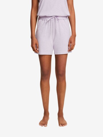 Pantalon de pyjama ESPRIT en violet : devant