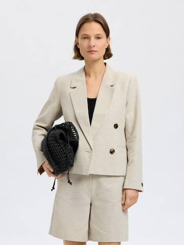 SELECTED Blazer i beige