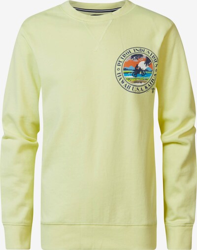 Petrol Industries Sweatshirt 'Scoot' in gelb / mischfarben, Produktansicht