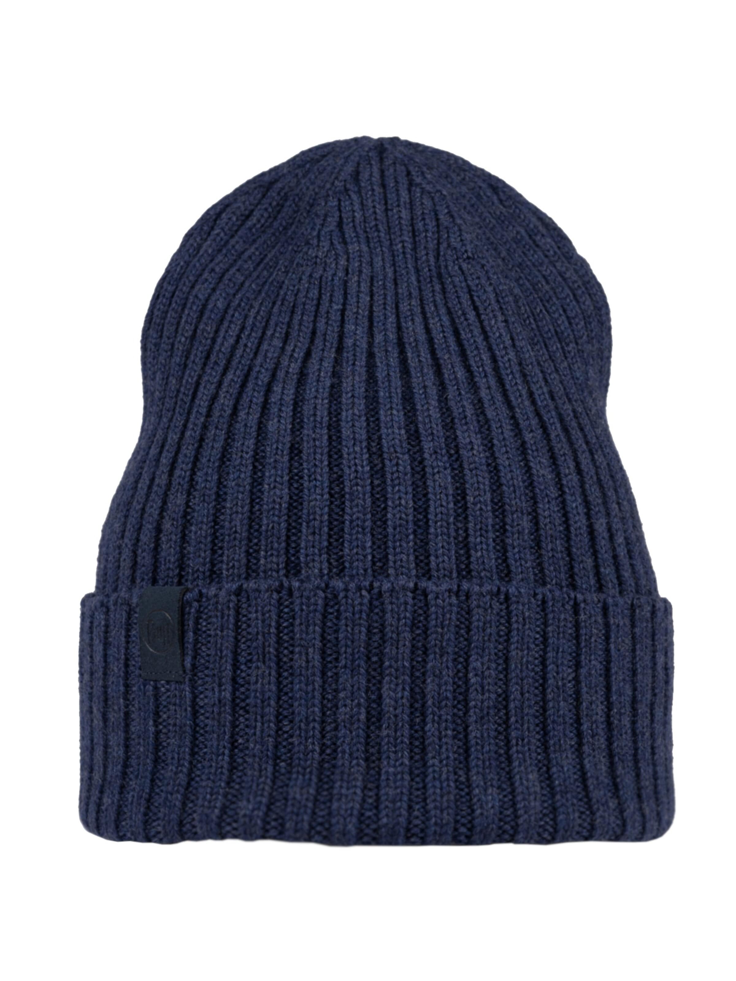 BUFF Muts 'Buff Norval Knitted Hat Beanie' in Blauw: voorkant