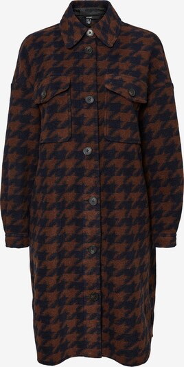 VERO MODA Mantel 'Chrissie' in dunkelblau / braun, Produktansicht