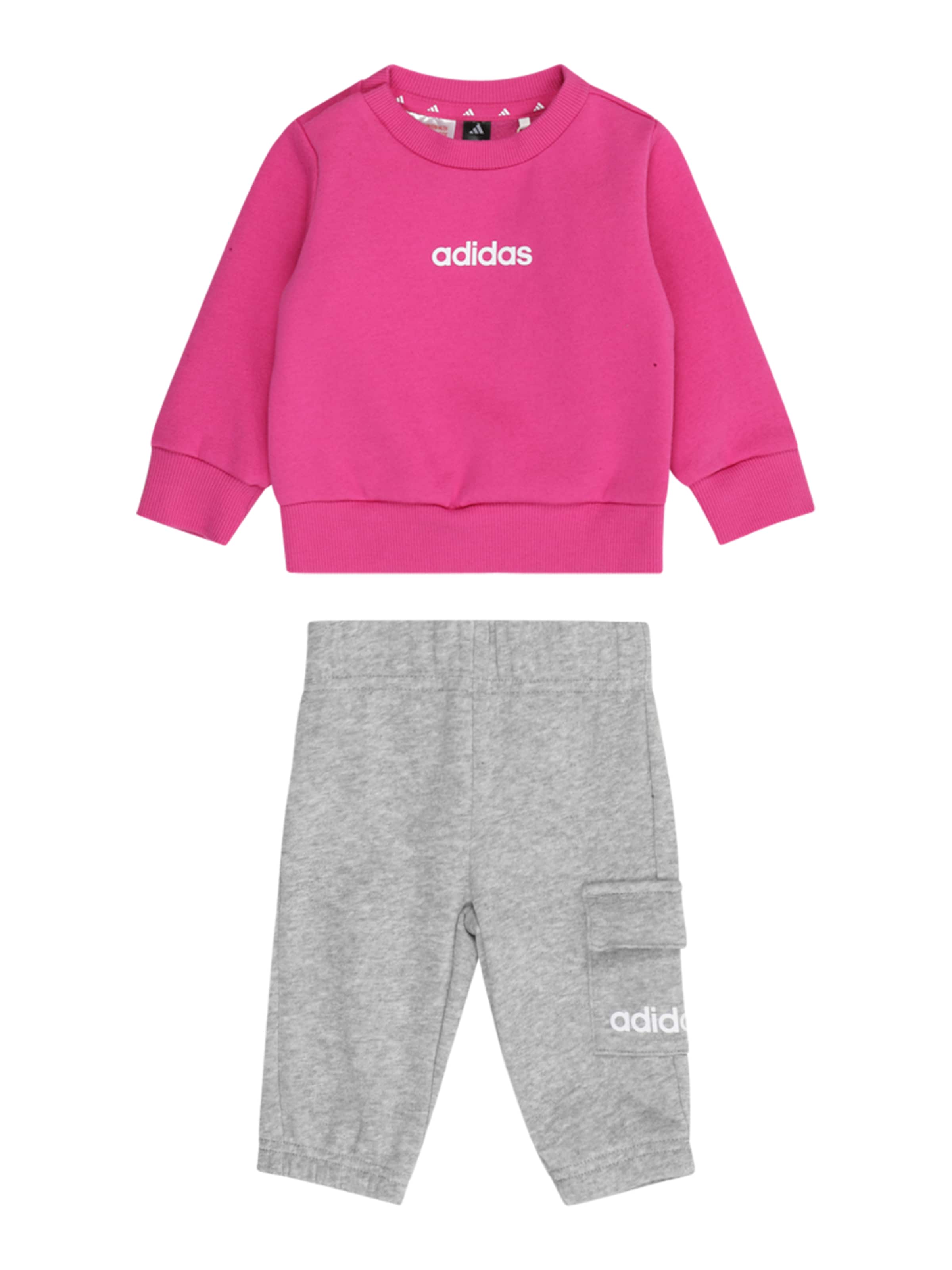 ADIDAS SPORTSWEAR Tracksuit 'Essentials' in Grey: front