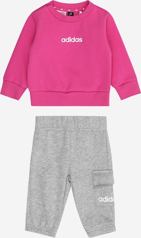 ADIDAS SPORTSWEAR Tracksuit 'Essentials' in Grey: front