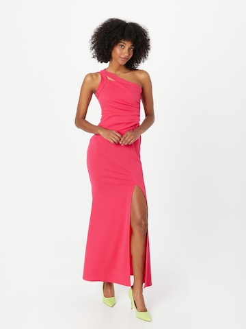 Sistaglam Evening Dress in Pink: front