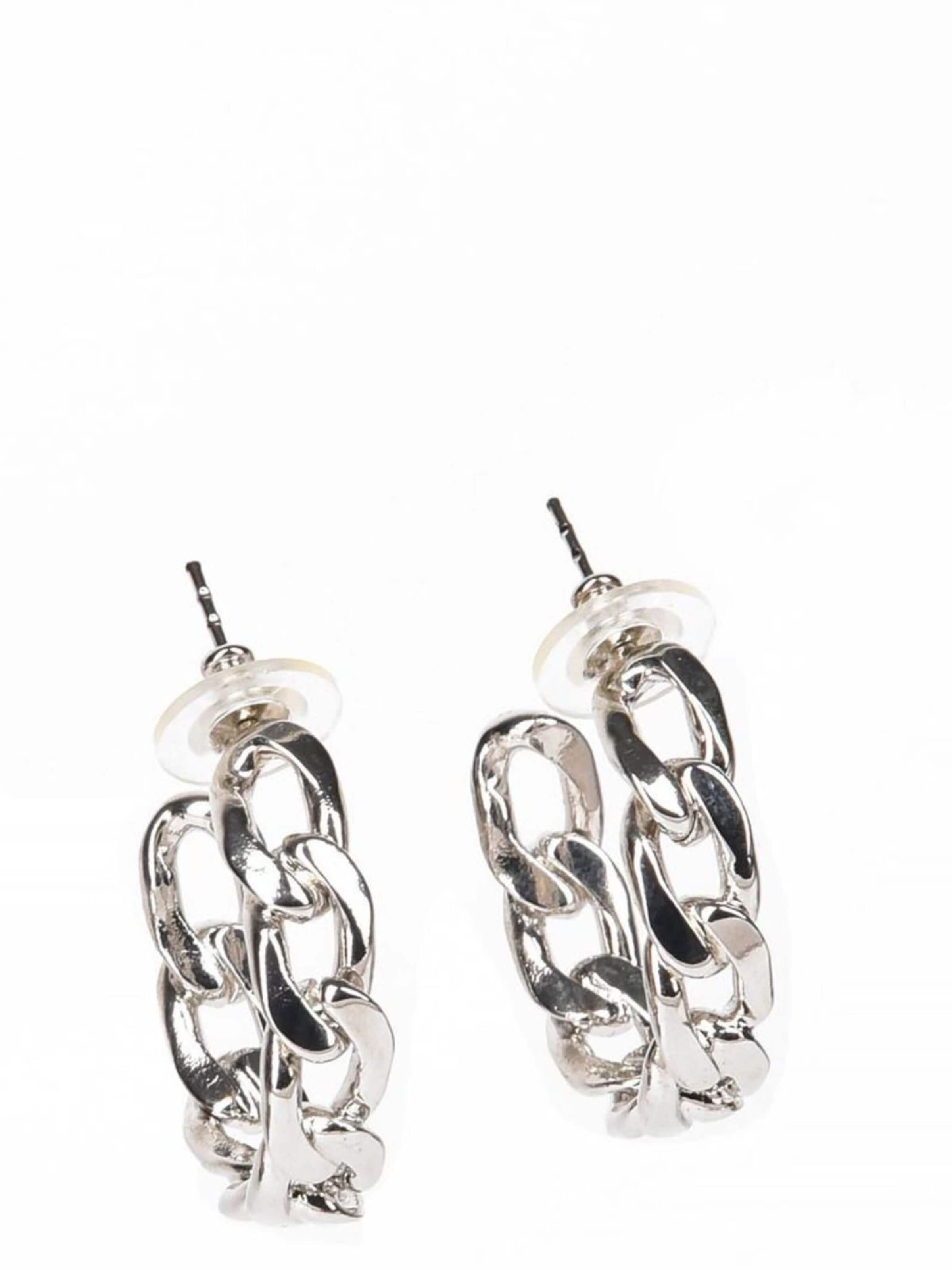 Orecchini 'Sekhmet orecchini a cercio catena placcati argento 925' di Addicted2 in argento: frontale
