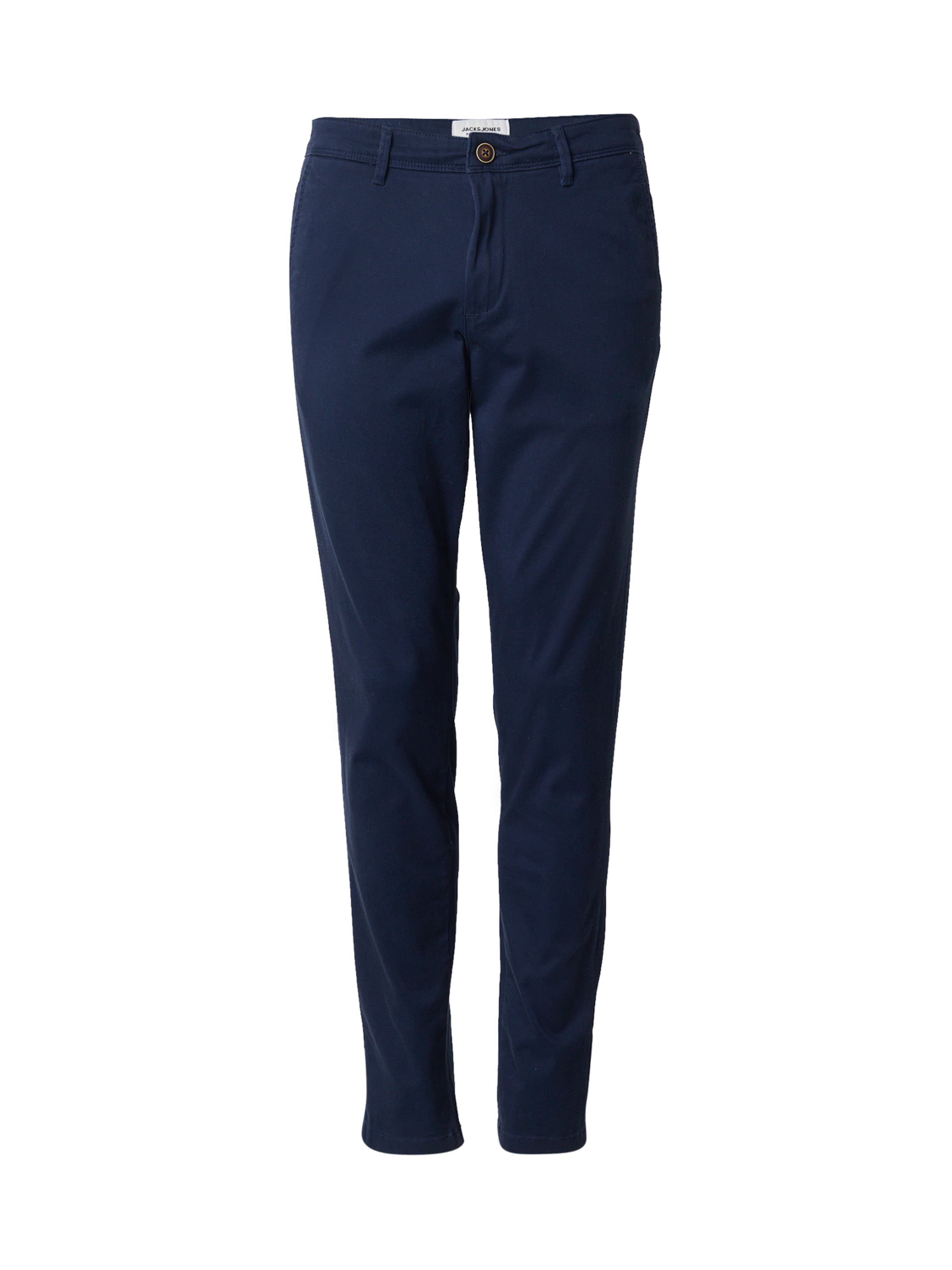 JACK & JONES Slimfit Chino kalhoty 'JJIMarco JJBowie' – modrá: přední strana