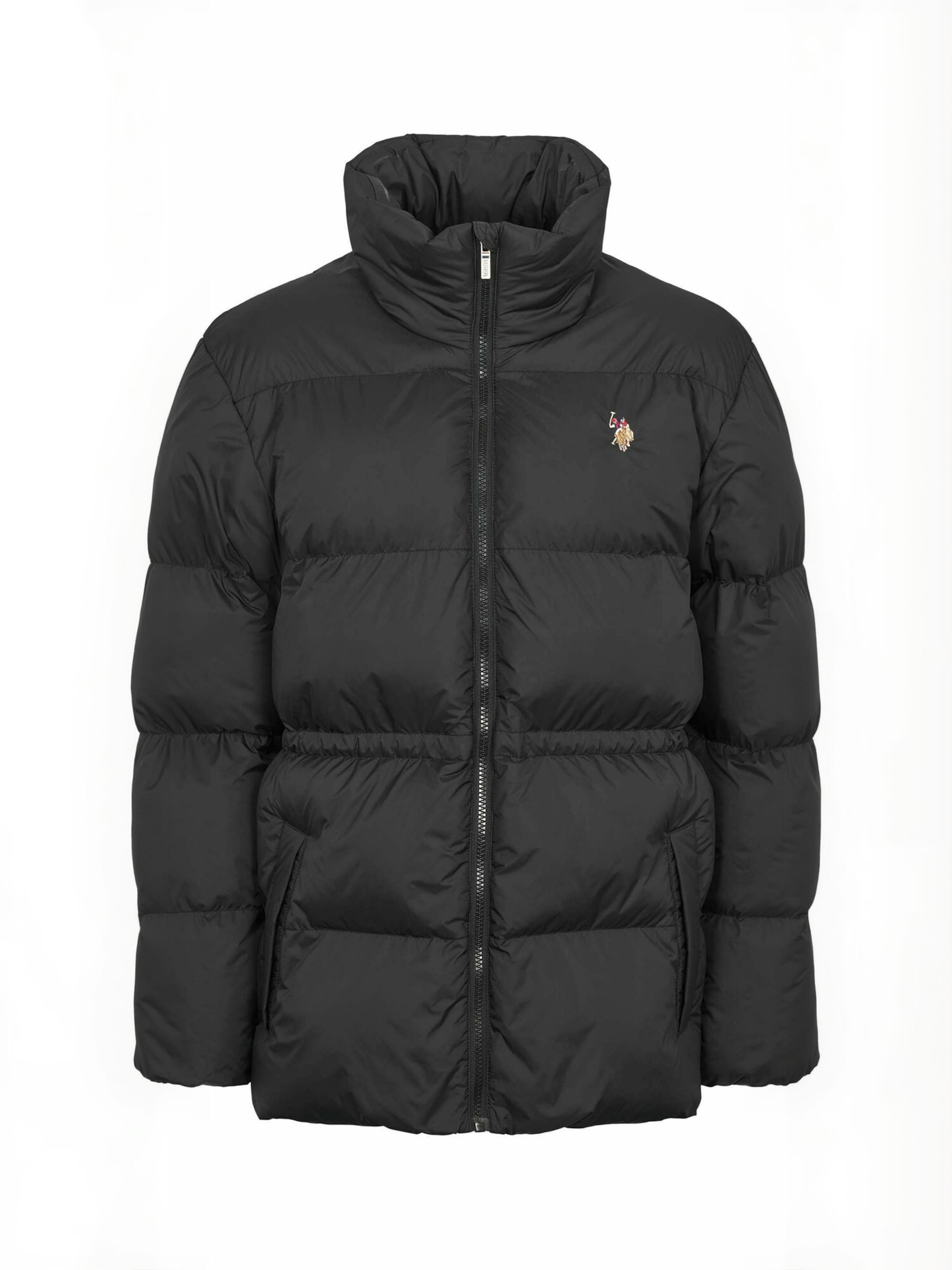 U.S. POLO ASSN. Winter jacket ' UWEdna ' in Schwarz: Vorderseite