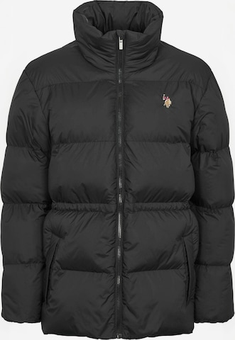 U.S. POLO ASSN. Winter jacket ' UWEdna ' in Schwarz: Vorderseite
