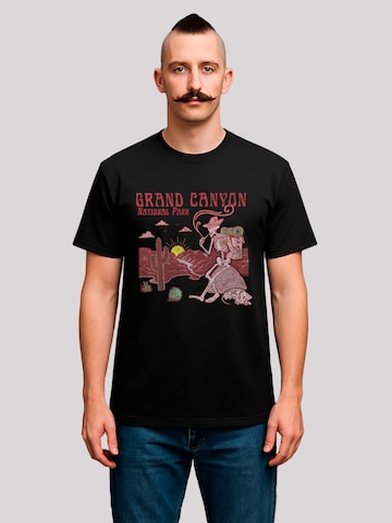T-Shirt F4NT4STIC en noir : devant