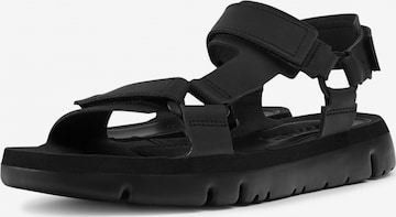 CAMPER Sandalen ' Oruga ' in Zwart: voorkant