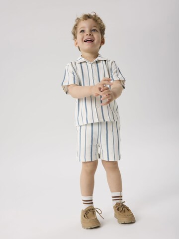 NAME IT Comfort fit Button up shirt in White