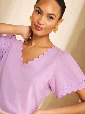 love & roses Shirts i lilla