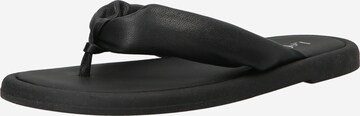LeGer by Lena Gercke T-Bar Sandals 'Sally' in Black: front
