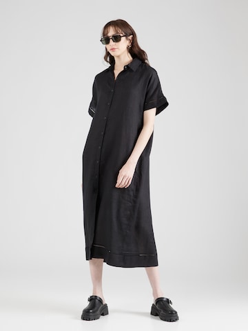 Robe-chemise 'LAILA' Lindex en noir : devant