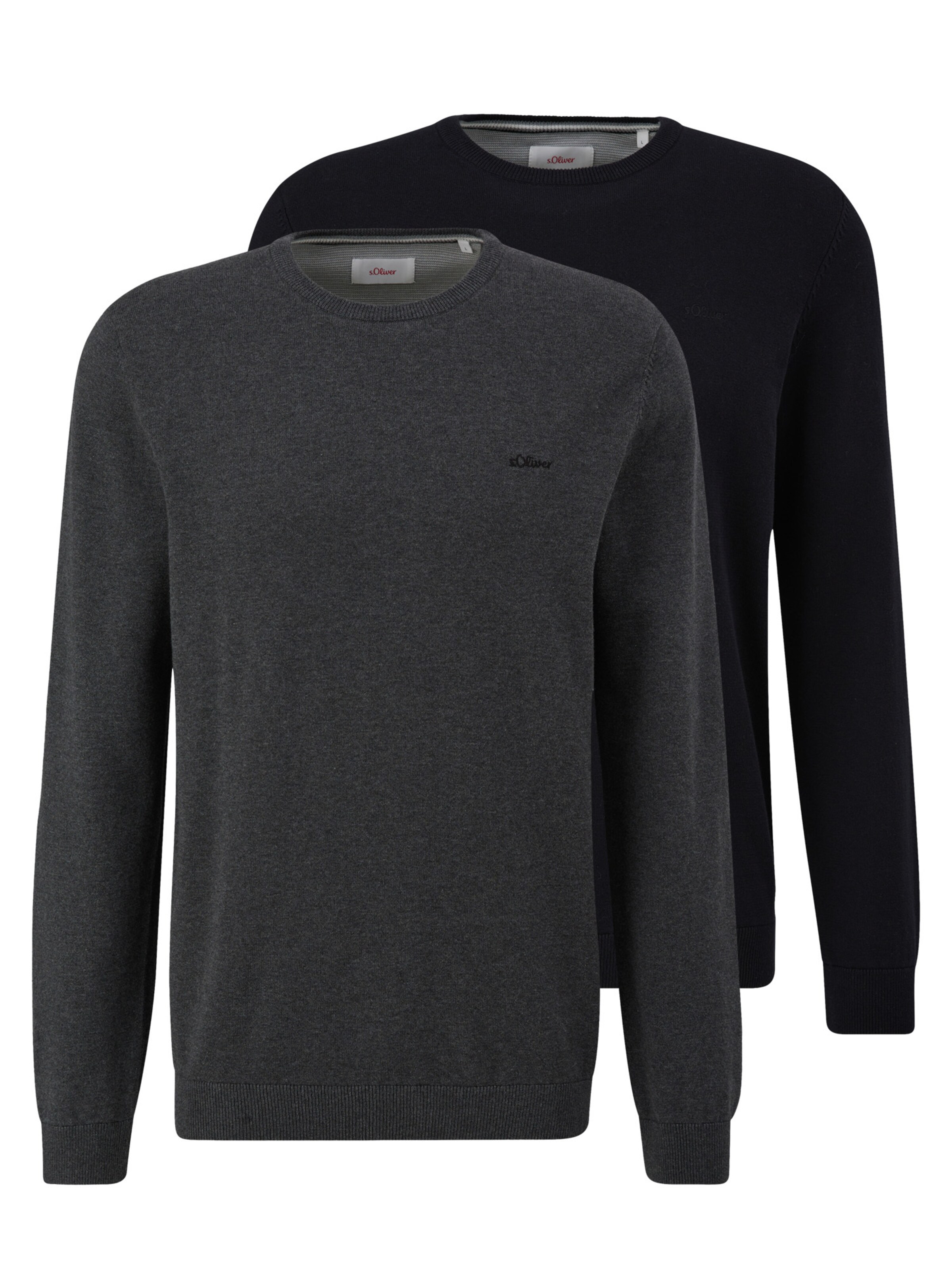 s.Oliver Pullover 'Basic'‌‌‌‌‌ in Mischfarben: Vorderseite