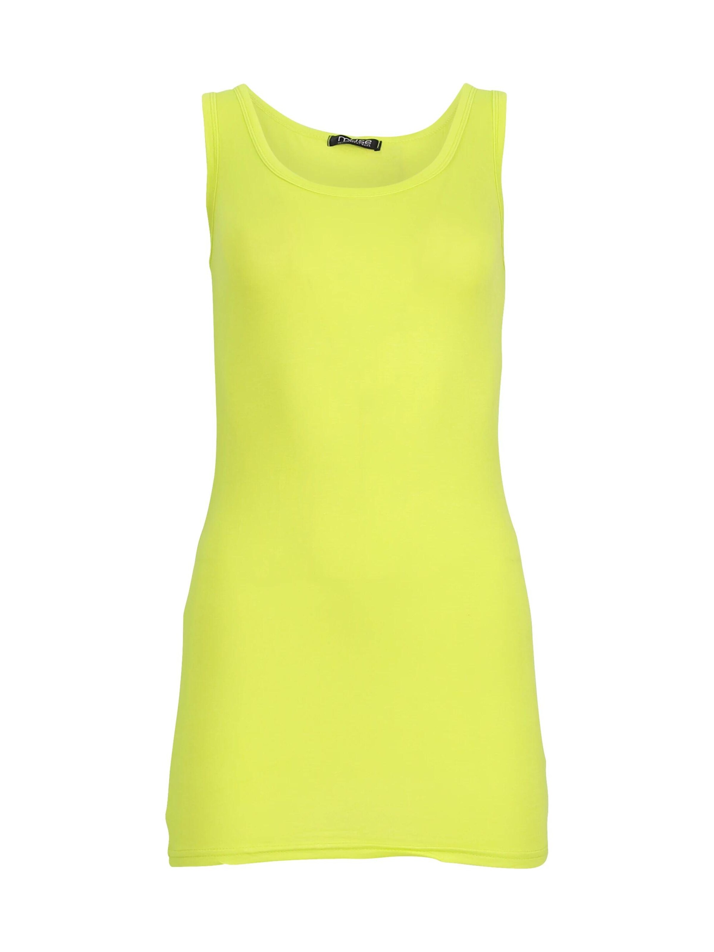 Easy Young Fashion Top in Yellow: front