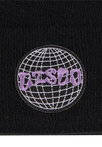 Pica Pica Beanie 'Disco Mundo' in Black