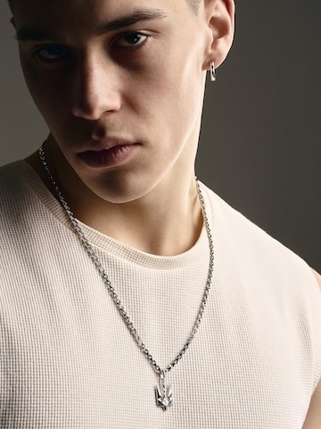 REYTEL - Pendientes 'FLASH' en plata: frente