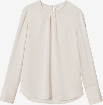 MANGO Blouse 'Beatriz' in Beige: front