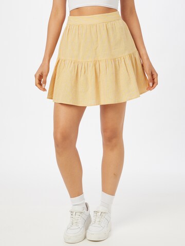 VERO MODA - Falda 'ANNABELLE' en amarillo: frente