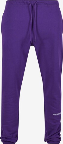 Pantalon cargo 'Essential' 9N1M SENSE en violet : devant