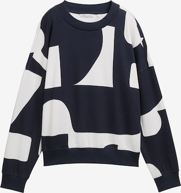 TOM TAILOR DENIMSweater majica - plava boja: prednji dio