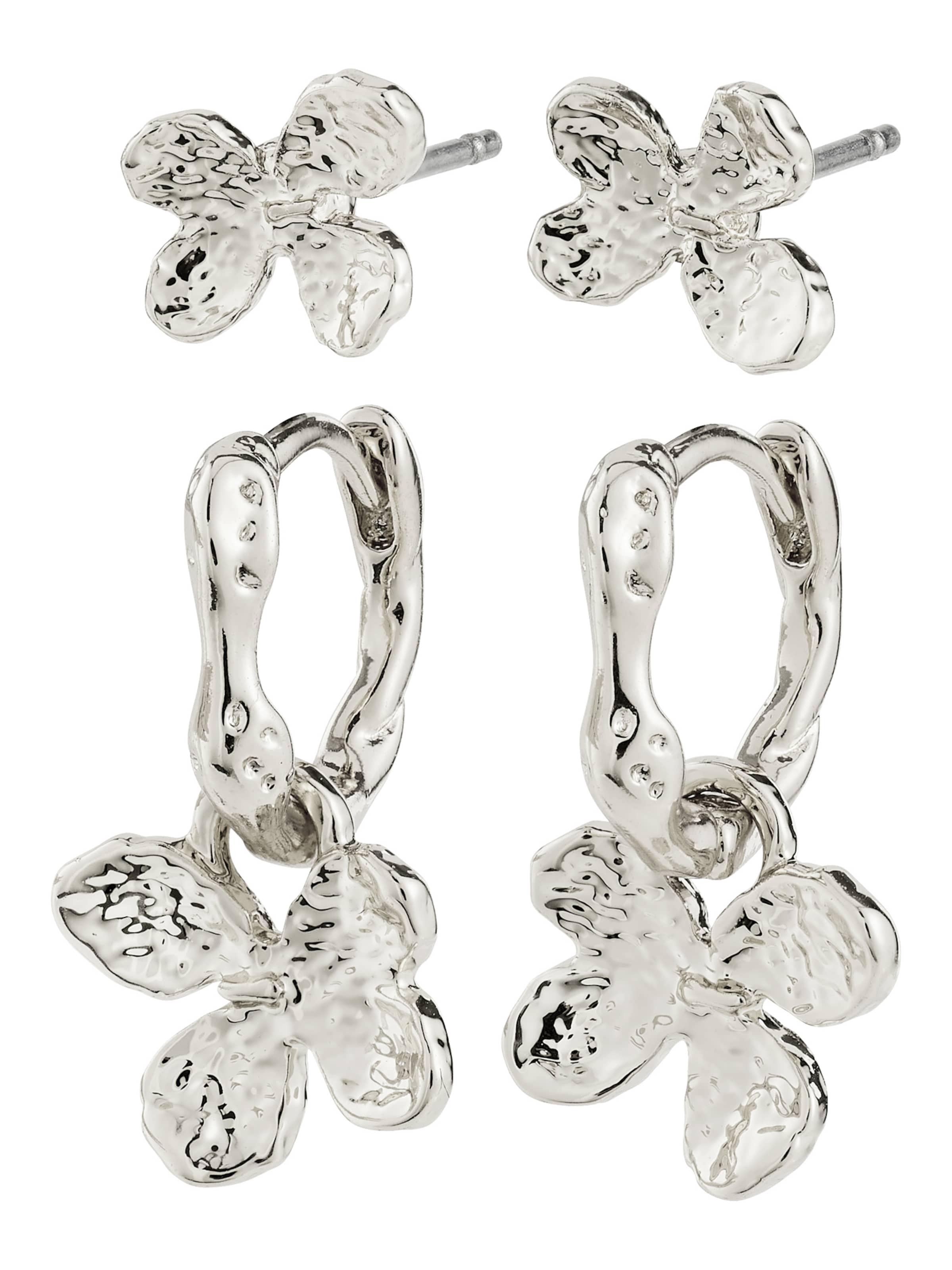 PilgrimNaušnice 'Ajani' - srebro boja: prednji dio