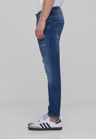 2Y Premium Skinny Jeans in Blau