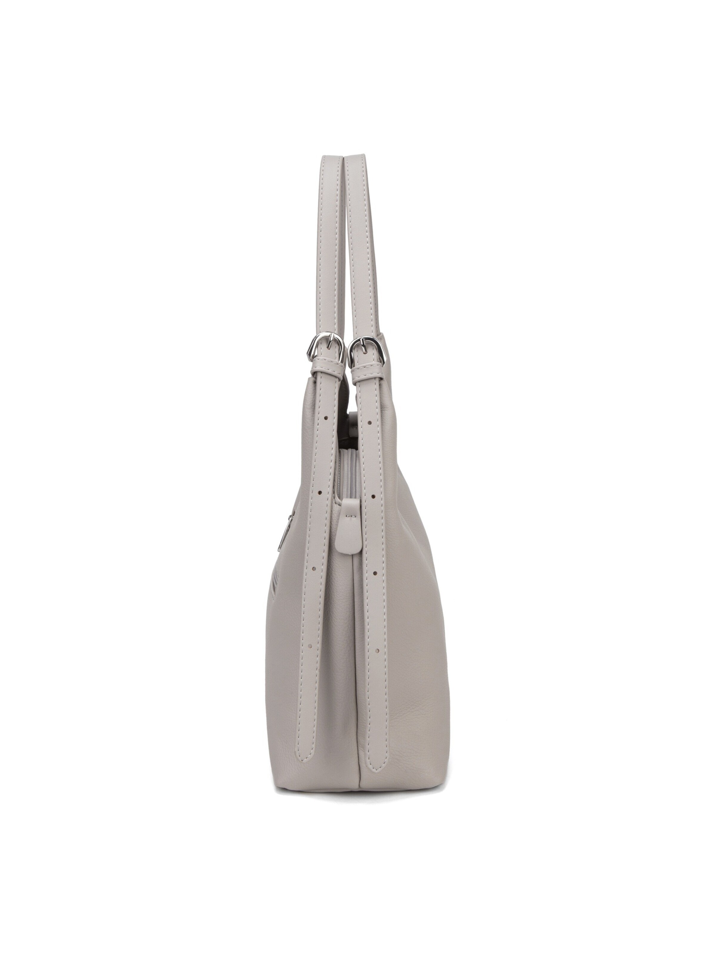 Borsa a spalla 'Borsa a Spalla Hobo David Jones Ecopelle Morbida Zip' di David Jones in grigio