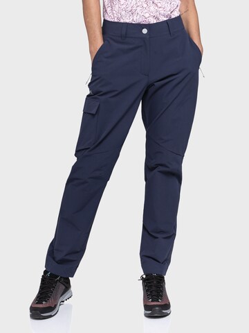 Schöffel Regular Outdoor trousers 'Kitzstein' in Blue: front