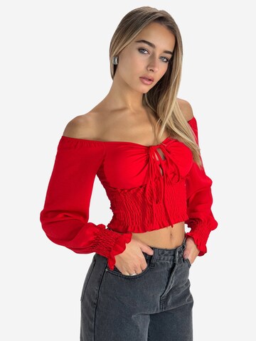 Elara Bluse in Rot