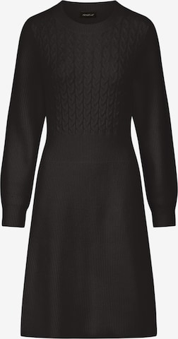 APART Strickkleid in Schwarz: Vorderseite