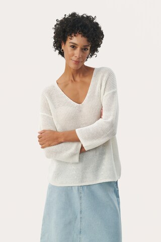 Part Two Sweater 'Etrona' in Beige: front