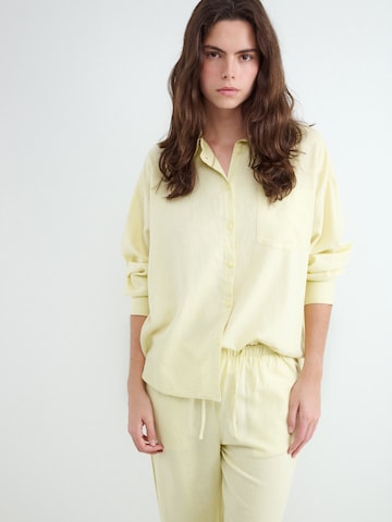 BALMOHK Μπλούζα σε κίτρινο: μπροστά