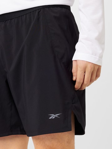 Regular Pantalon de sport 'TS Speed 3.0' Reebok en noir