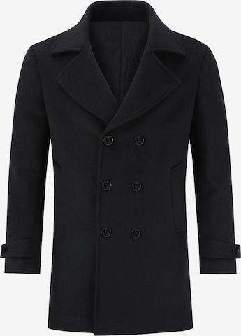 ALLTHEMEN Winter Coat 'Winterglanz' in Black: front