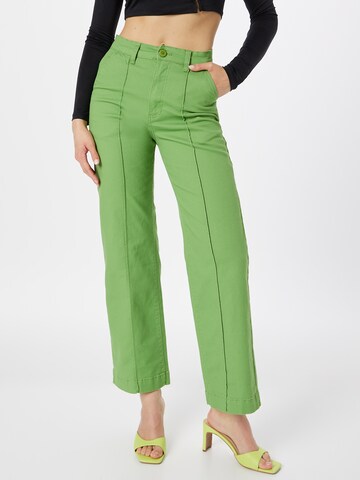 Cotton On Wide leg Pants 'PARKER' in Green: front