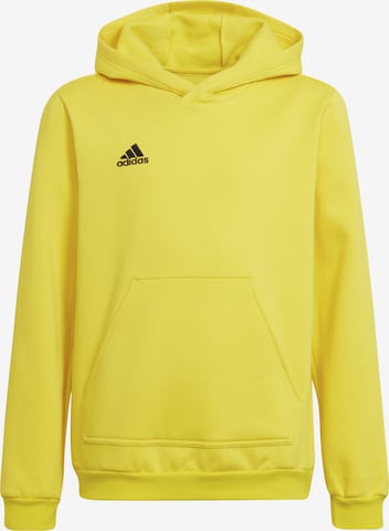 ADIDAS PERFORMANCE Athletic Sweatshirt 'Entrada 22' in Yellow: front