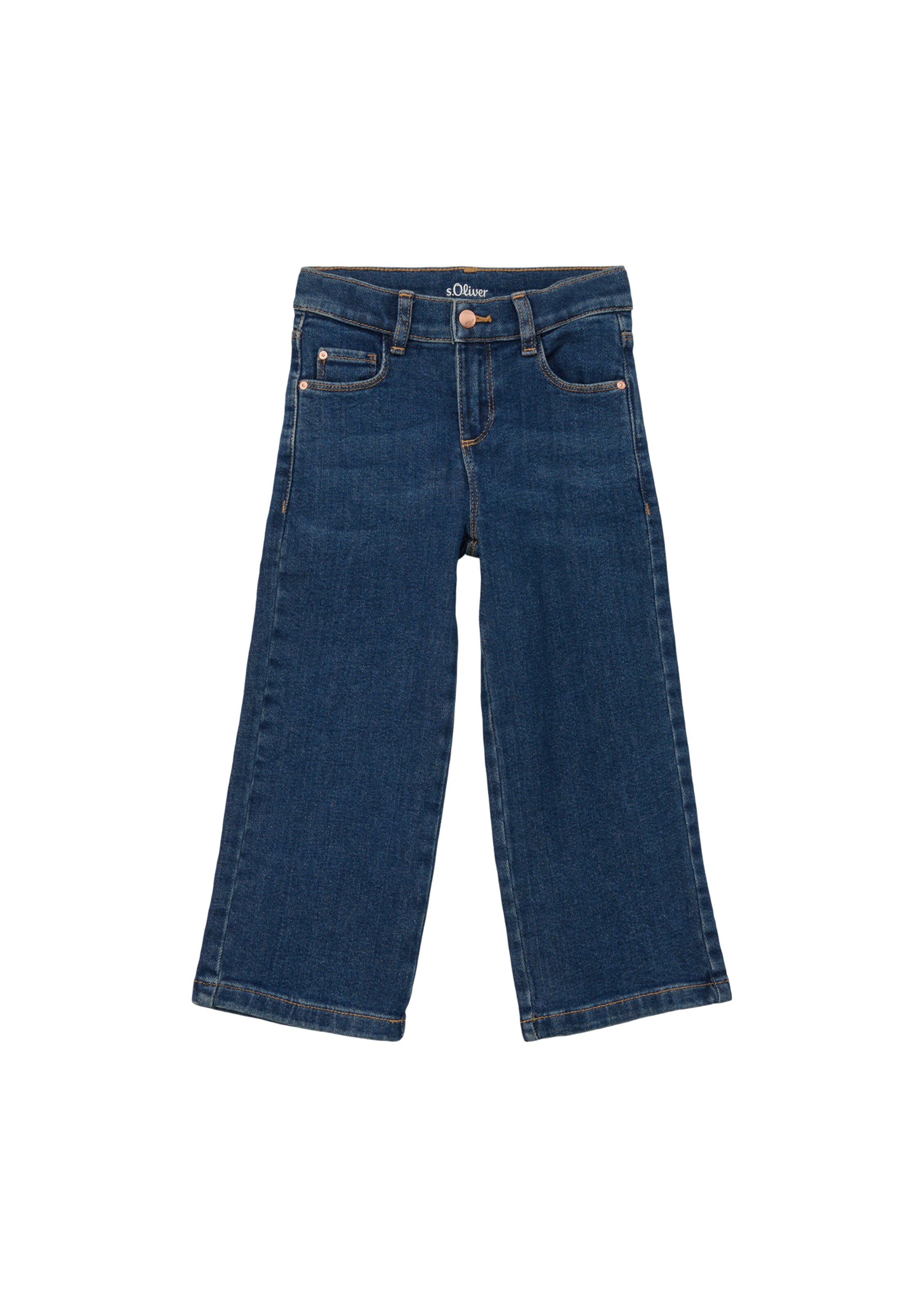 s.Oliver Wide Leg Jeans in Blau: Vorderseite