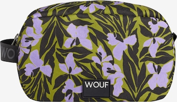 Wouf Toiletry Bag 'In & Out' in Green: front