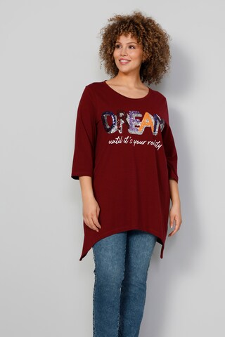 T-shirt MIAMODA en rouge : devant