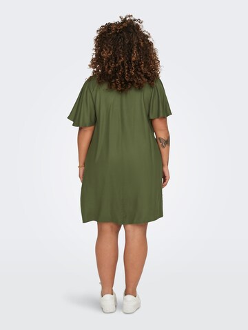ONLY Carmakoma Kleid in Grün