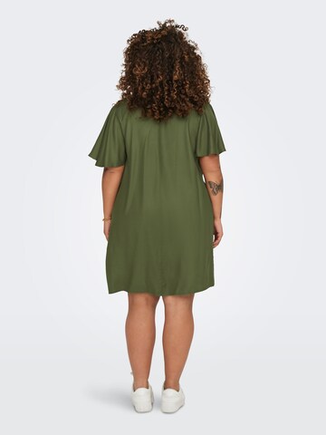 Robe ONLY Carmakoma en vert