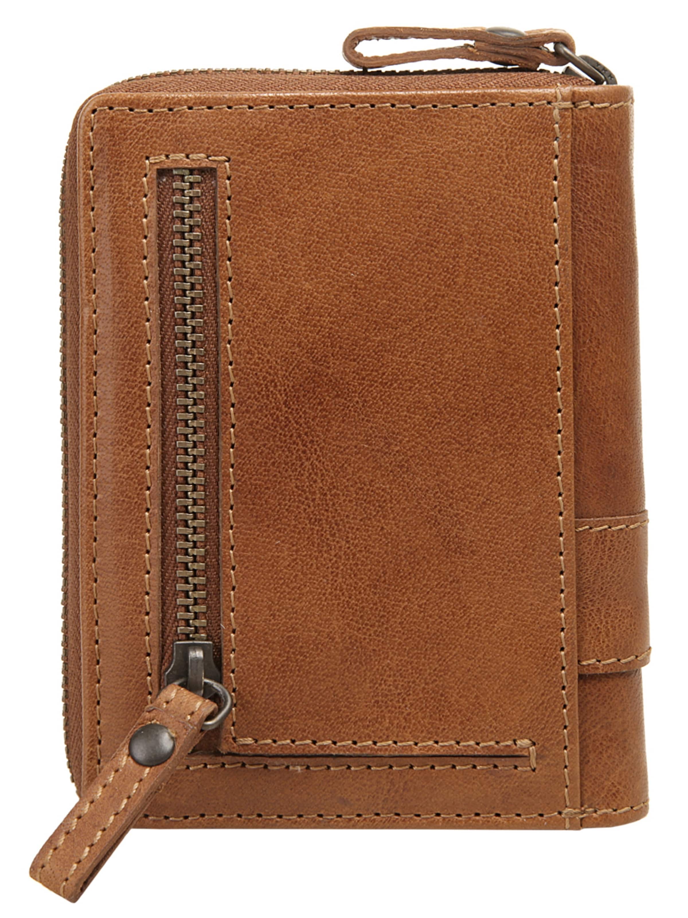 Spikes & Sparrow Portemonnaie 'Spikes & Sparrow Geldbörse RFID'‌‌‌‌‌‌ in Braun