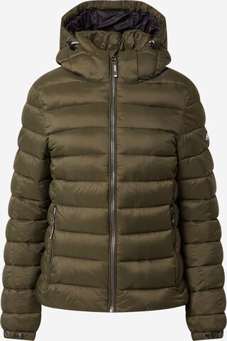 Superdry Winterjas 'Fuji' in Groen: voorkant