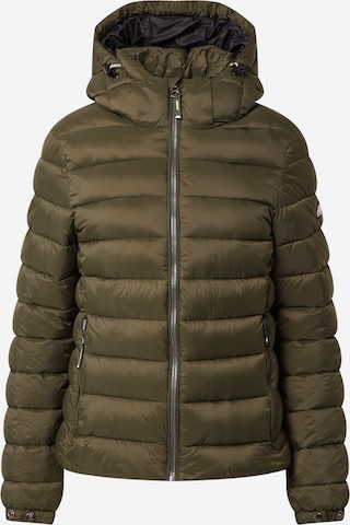 Superdry Winterjas 'Fuji' in Groen: voorkant