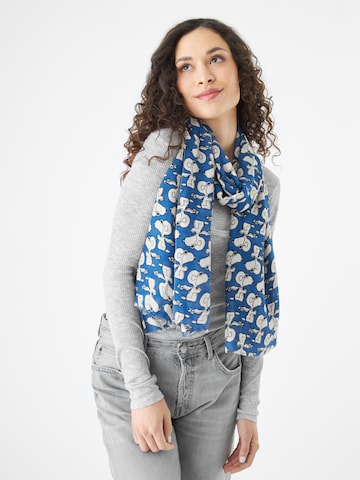 Écharpe 'Snoopy' CODELLO en bleu : devant